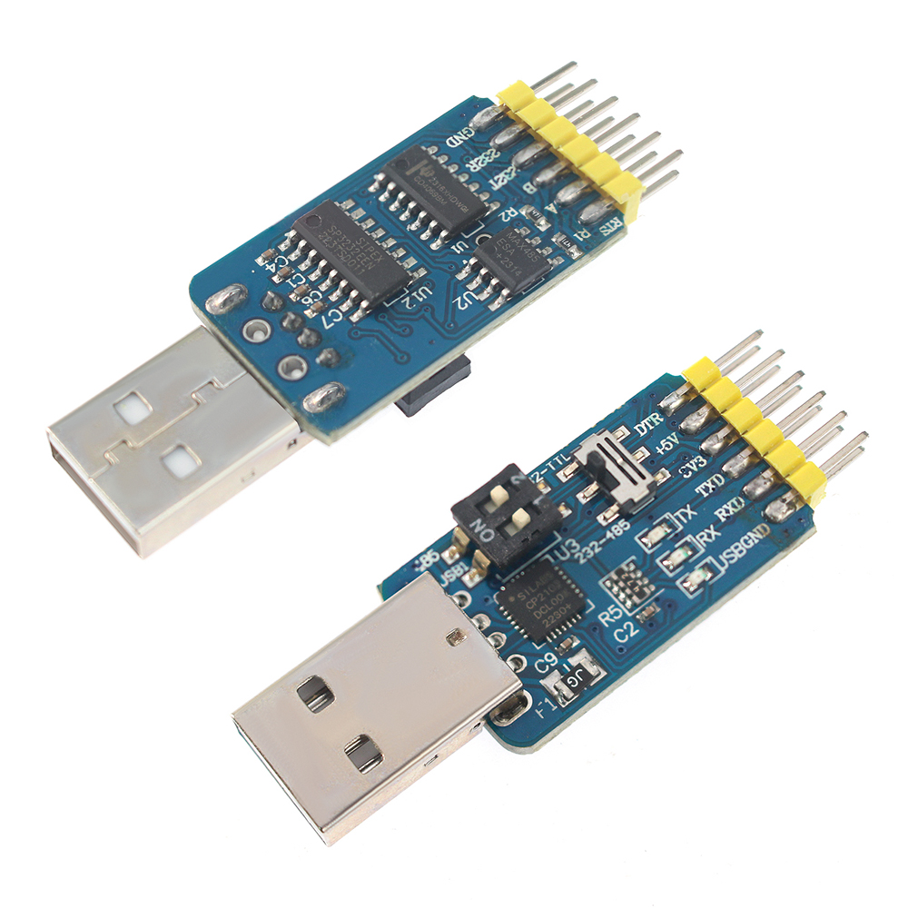 6 in 1 USB Serial Adapter CP21 - Level Shifter 3.3V recension och pris