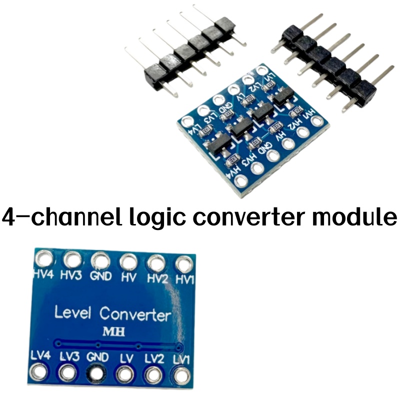 4-Channel Logic Level Converte - Level Shifter 3.3V recension och pris