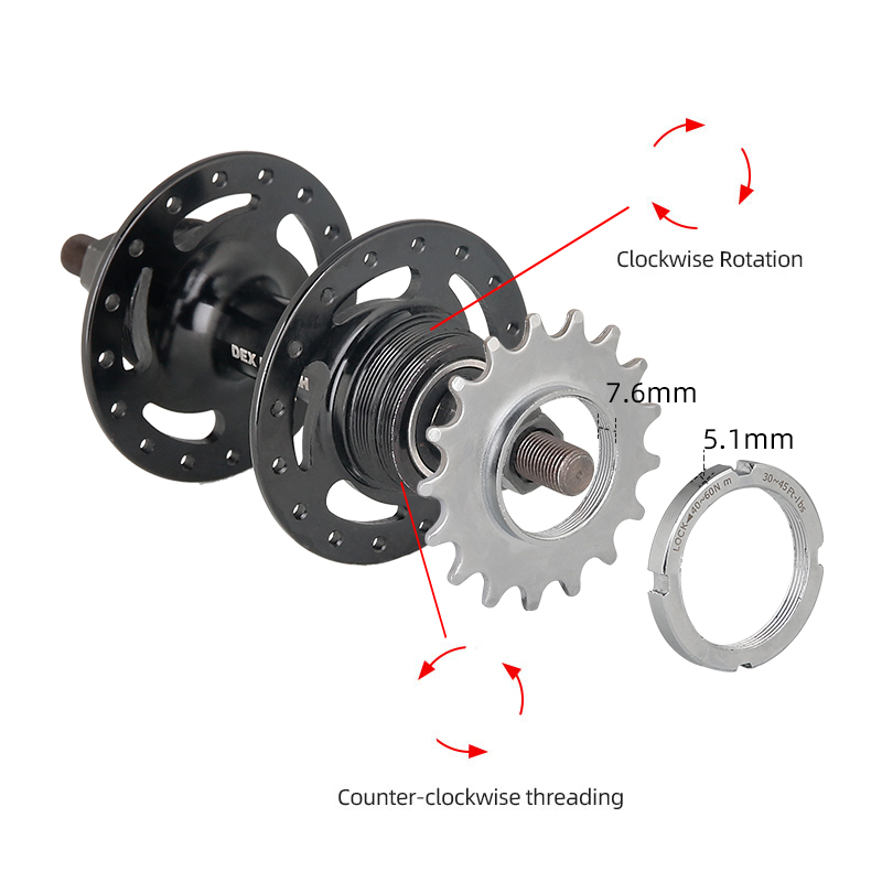 Bicycle Fixed Gear 13T 14T 15T - Matter Hub Thread recension och pris