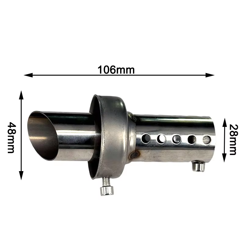 Universal 48mm Motorcycle Exha - Ir Blaster Universal recension och pris