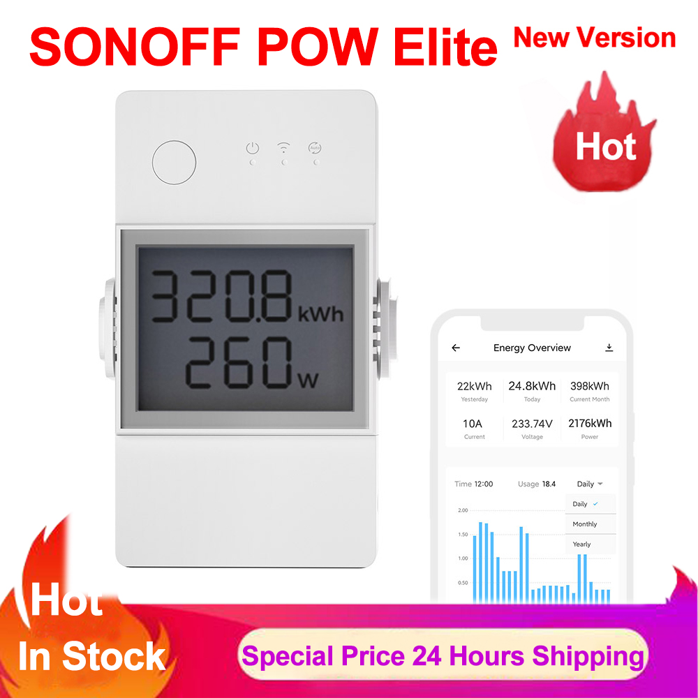 SONOFF POW Elite Smart Power M - Sonoff Basic Switch recension och pris