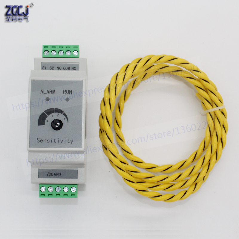 with 2m sensor wire 35mm Din l - Water Leak Detector Wired recension och pris