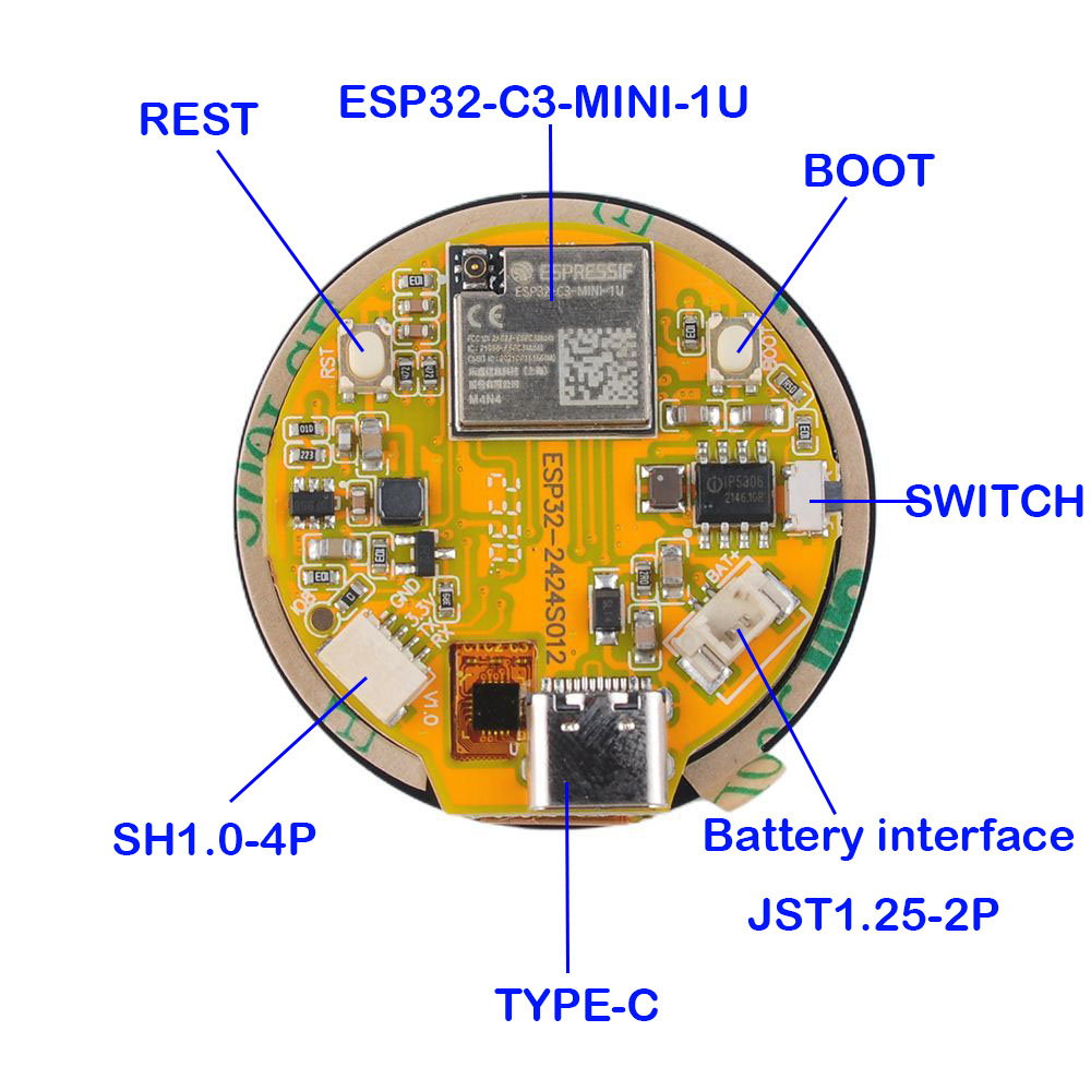 ESP32 Display 1.28 inch ESP32- - Home Automation With Arduino recension och pris