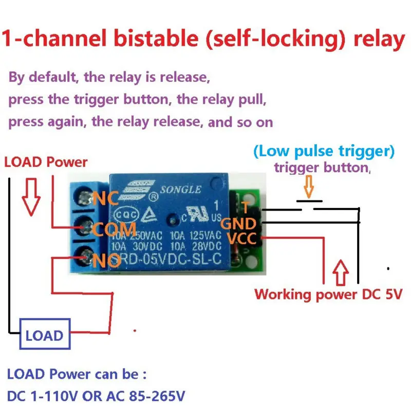 Flip-Flop Latch Relay Module B - Home Automation With Arduino recension och pris