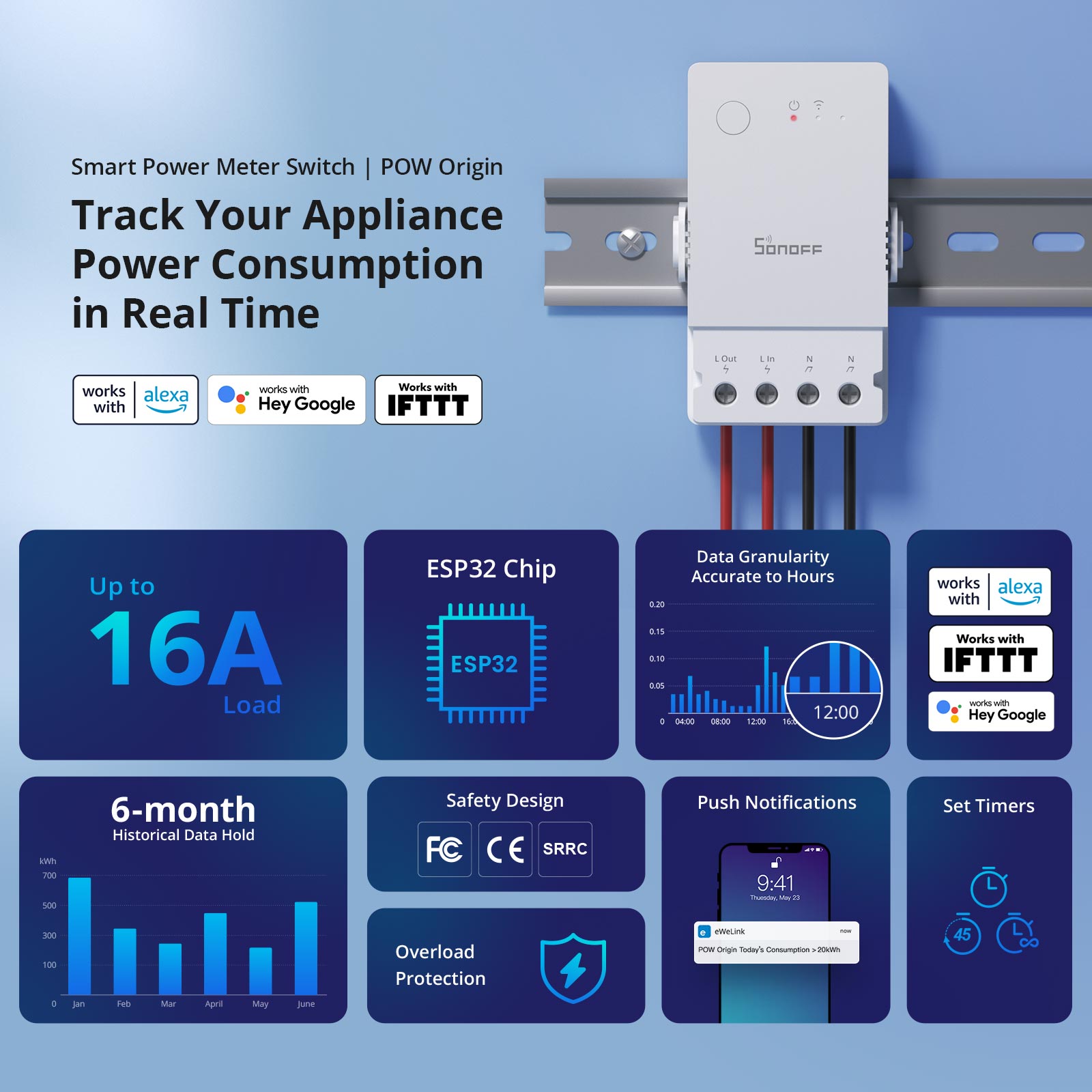 SONOFF POW Origin Powr316 Inte - Sonoff Basic Switch recension och pris