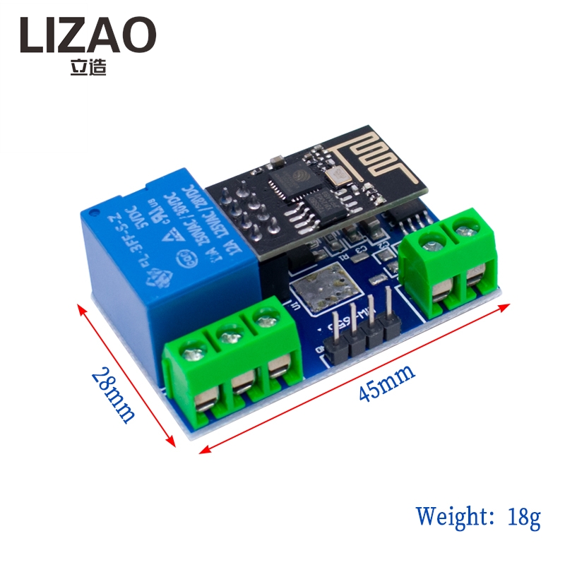 LIZAO ESP8266 5V WiFi IoT Rela - Home Automation With Arduino recension och pris