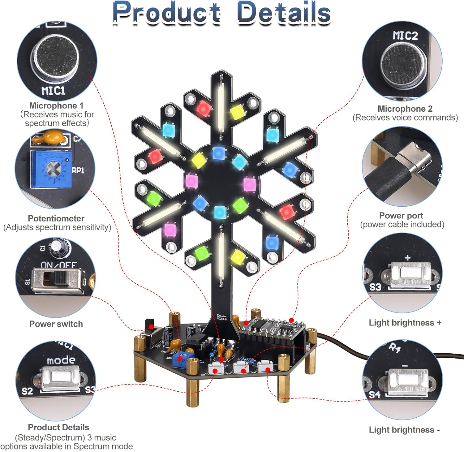 Voice Control Spectrum Light S - Home Automation System Diy recension och pris