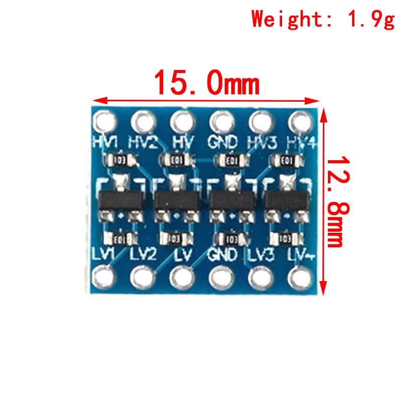 10pcs 4 channel IIC I2C Logic  - Level Shifter 3.3V recension och pris